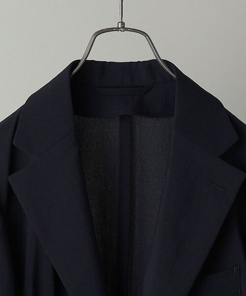 SHIPS（シップス）の「SHIPS:＜セットアップ対応＞ リネンライク ジャケット（テーラードジャケット・メンズ・ネイビー・LARGE/X-LARGE/MEDIUM/SMALL）」の11枚目の写真
