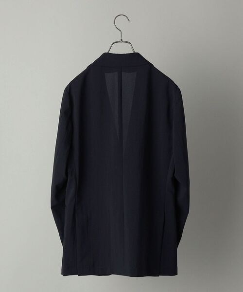 SHIPS（シップス）の「SHIPS:＜セットアップ対応＞ リネンライク ジャケット（テーラードジャケット・メンズ・ネイビー・LARGE/X-LARGE/MEDIUM/SMALL）」の5枚目の写真