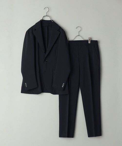 SHIPS（シップス）の「SHIPS:＜セットアップ対応＞ リネンライク ジャケット（テーラードジャケット・メンズ・ネイビー・LARGE/X-LARGE/MEDIUM/SMALL）」の3枚目の写真