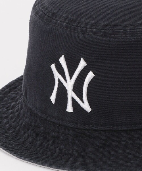 NEW ERA(ニューエラ)の「NEW ERA/ニューエラ BUCKET ヤンキース/NAVY(ハット・メンズ・ネイビー・フリ-)」の4枚目の写真