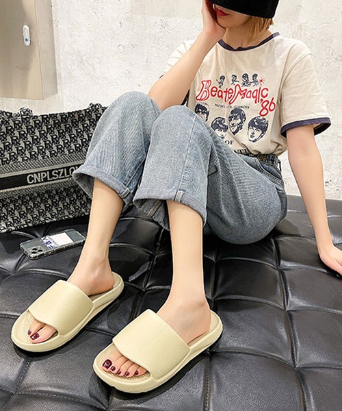 EPICKS（エピックス）の「EVAレディースカラーサンダル（サンダル・レディース・ブラック/アイボリー/オレンジ/イエロー・38-39/36-37/40-41）」の13枚目の写真