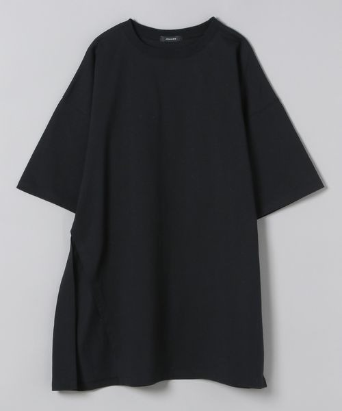 JEANASIS（ジーナシス）の「ワンサイドスリットBIGT/295898（Tシャツ/カットソー・レディース・オフホワイト/ブラック/ブルー・FREE）」の19枚目の写真