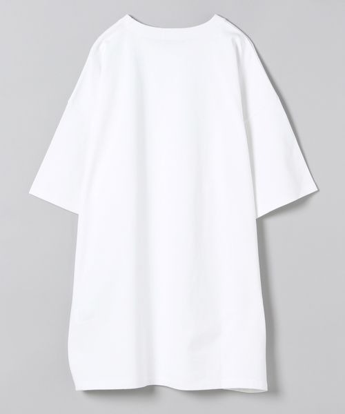 JEANASIS（ジーナシス）の「ワンサイドスリットBIGT/295898（Tシャツ/カットソー・レディース・オフホワイト/ブラック/ブルー・FREE）」の21枚目の写真