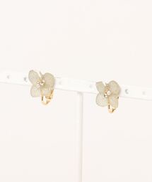 【よひらのはな】紫陽花の花びらイヤリング