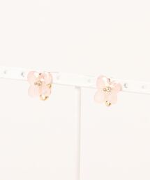 【よひらのはな】紫陽花の花びらイヤリング