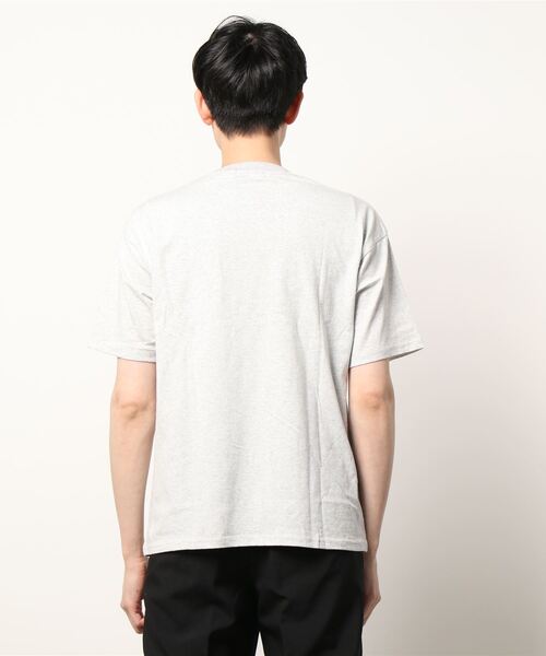 BACK NUMBER（バックナンバー）の「【BACK NUMBER】ワッペンロゴＴシャツ（Tシャツ/カットソー・メンズ・ホワイト/グレー/オレンジ・L/XL/M）」の5枚目の写真