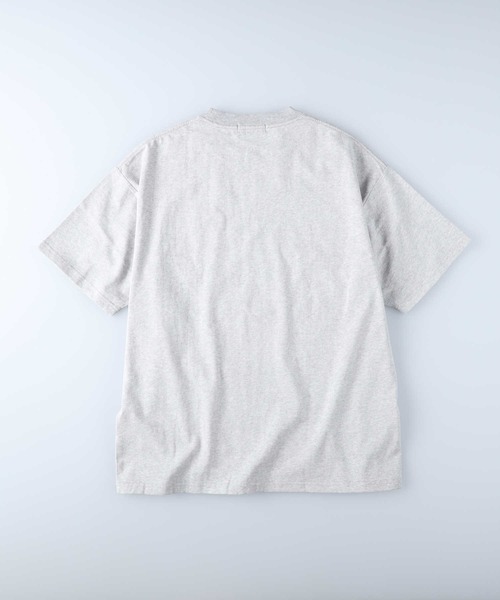 BACK NUMBER（バックナンバー）の「【BACK NUMBER】ワッペンロゴＴシャツ（Tシャツ/カットソー・メンズ・ホワイト/グレー/オレンジ・L/XL/M）」の8枚目の写真