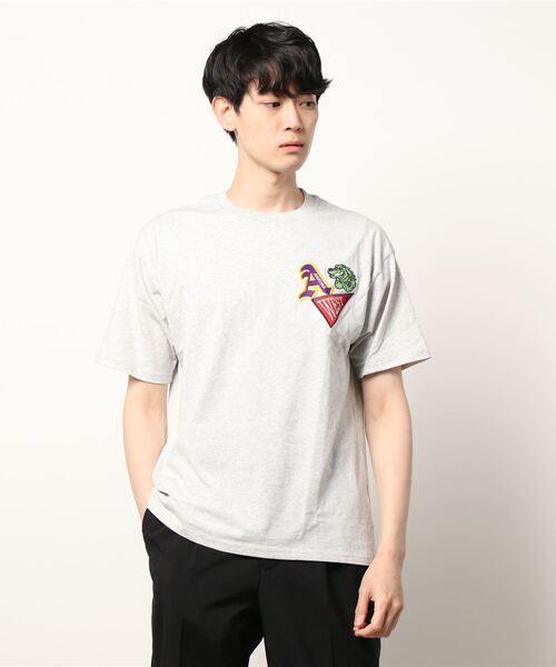 BACK NUMBER（バックナンバー）の「【BACK NUMBER】ワッペンロゴＴシャツ（Tシャツ/カットソー・メンズ・ホワイト/グレー/オレンジ・L/XL/M）」の11枚目の写真