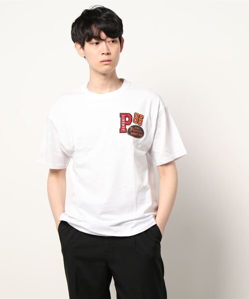 BACK NUMBER（バックナンバー）の「【BACK NUMBER】ワッペンロゴＴシャツ（Tシャツ/カットソー・メンズ・ホワイト/グレー/オレンジ・L/XL/M）」の12枚目の写真