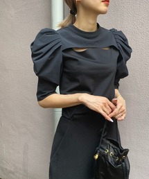 Ameri | 3WAY PUFF LAYERED TOP(シャツ/ブラウス)