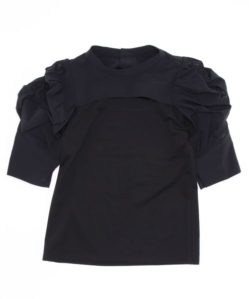 Ameri（アメリ）の「3WAY PUFF LAYERED TOP（シャツ/ブラウス