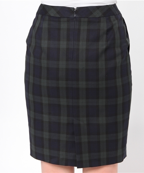 allureville（アルアバイル）の「コットンストレッチ　タイトスカート（スカート・レディース・グリーン/ブルー・1/2）」の7枚目の写真