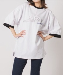 RE730 リンガーデザイン半袖Tシャツ