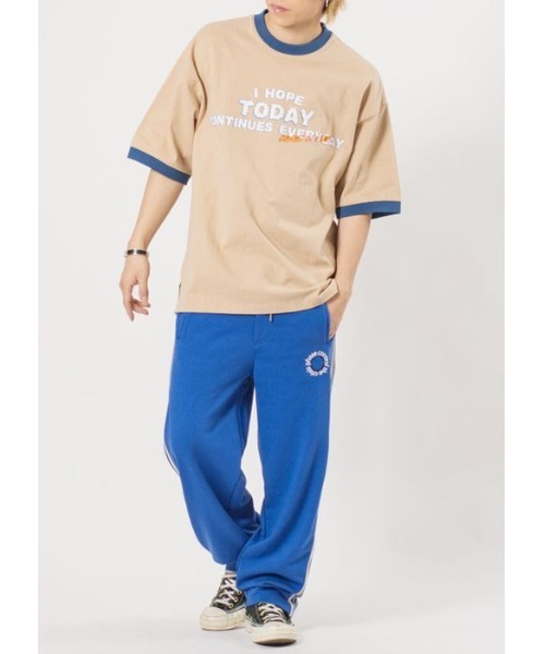 RE730(アールイーセブンサーティー)の「RE730 リンガーデザイン半袖Tシャツ(Tシャツ/カットソー・メンズ・ブラック/ベージュ/オフホワイト・MEDIUM/LARGE/X-LARGE)」の17枚目の写真