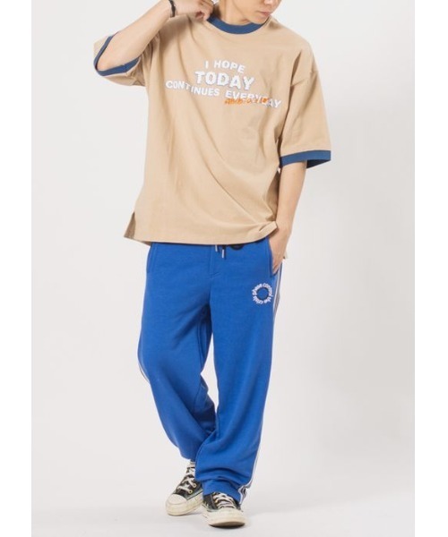 RE730(アールイーセブンサーティー)の「RE730 リンガーデザイン半袖Tシャツ(Tシャツ/カットソー・メンズ・ブラック/ベージュ/オフホワイト・MEDIUM/LARGE/X-LARGE)」の15枚目の写真