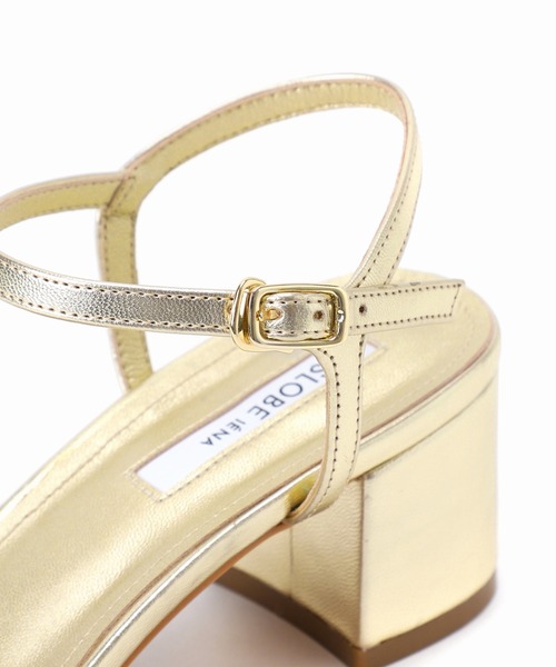 SLOBE IENA(スローブイエナ)の「SLOBE IENA メタリックサンダル(サンダル・レディース・ゴールド・24.5cm/24cm/23cm/23.5cm/22.5cm)」の14枚目の写真