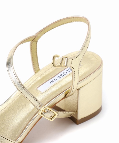 SLOBE IENA(スローブイエナ)の「SLOBE IENA メタリックサンダル(サンダル・レディース・ゴールド・24.5cm/24cm/23cm/23.5cm/22.5cm)」の15枚目の写真