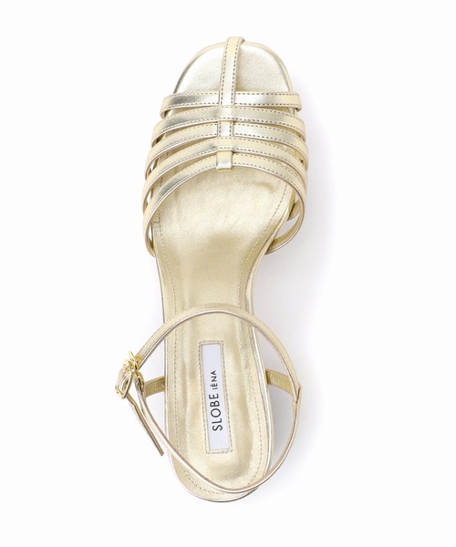 SLOBE IENA(スローブイエナ)の「SLOBE IENA メタリックサンダル(サンダル・レディース・ゴールド・24.5cm/24cm/23cm/23.5cm/22.5cm)」の12枚目の写真