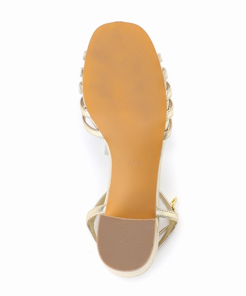 SLOBE IENA(スローブイエナ)の「SLOBE IENA メタリックサンダル(サンダル・レディース・ゴールド・24.5cm/24cm/23cm/23.5cm/22.5cm)」の13枚目の写真