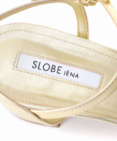 SLOBE IENA(スローブイエナ)の「SLOBE IENA メタリックサンダル(サンダル・レディース・ゴールド・24.5cm/24cm/23cm/23.5cm/22.5cm)」の16枚目の写真