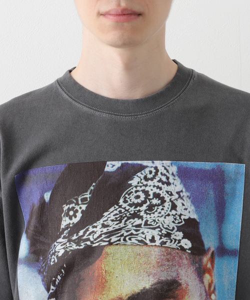 Insonnia PROJECTS(インソニアプロジェクト)の「【Insonnia Project / インソニア プロジェクト】TUPAC TEE 204(Tシャツ/カットソー・メンズ・ホワイト/ブラック・2/3)」の7枚目の写真