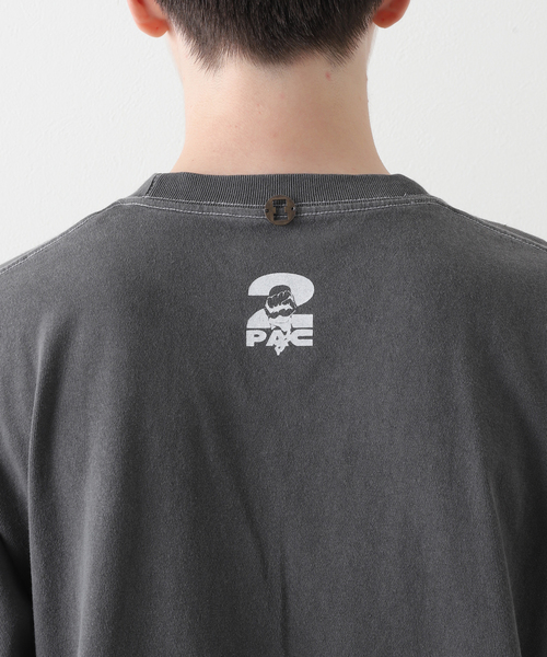 Insonnia PROJECTS(インソニアプロジェクト)の「【Insonnia Project / インソニア プロジェクト】TUPAC TEE 204(Tシャツ/カットソー・メンズ・ホワイト/ブラック・2/3)」の8枚目の写真