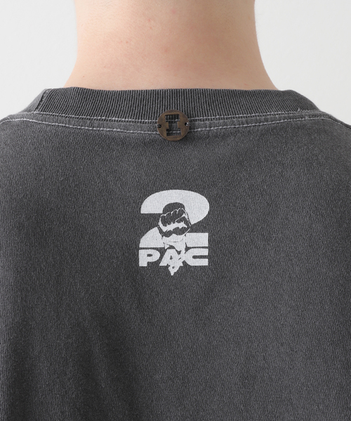 Insonnia PROJECTS(インソニアプロジェクト)の「【Insonnia Project / インソニア プロジェクト】TUPAC TEE 204(Tシャツ/カットソー・メンズ・ホワイト/ブラック・2/3)」の14枚目の写真