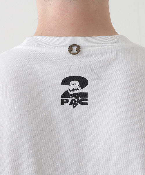 Insonnia PROJECTS(インソニアプロジェクト)の「【Insonnia Project / インソニア プロジェクト】TUPAC TEE 204(Tシャツ/カットソー・メンズ・ホワイト/ブラック・2/3)」の15枚目の写真