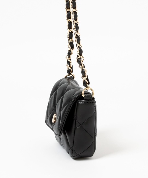 LEPSIM（レプシィム）の「マイクロチェーンミニショルダー　295272（ショルダーバッグ・レディース・ブルー/ブラック/イエロー・ONE SIZE）」の12枚目の写真