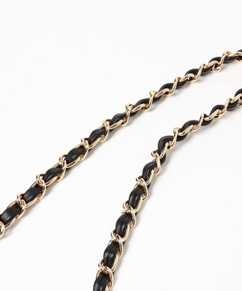 LEPSIM（レプシィム）の「マイクロチェーンミニショルダー　295272（ショルダーバッグ・レディース・ブルー/ブラック/イエロー・ONE SIZE）」の15枚目の写真