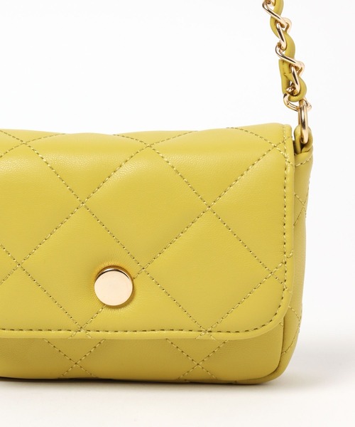 LEPSIM（レプシィム）の「マイクロチェーンミニショルダー　295272（ショルダーバッグ・レディース・ブルー/ブラック/イエロー・ONE SIZE）」の20枚目の写真