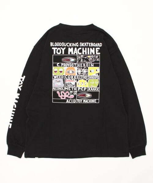TOY MACHINE(トイ マシーン)の「【ムラサキスポーツ限定】TOY MACHINE/トイマシーン ビッグシルエット バックプリントロンT MTMFCLT1(Tシャツ/カットソー・メンズ・ホワイト/ブラック/イエロー・M/L/XL)」の6枚目の写真