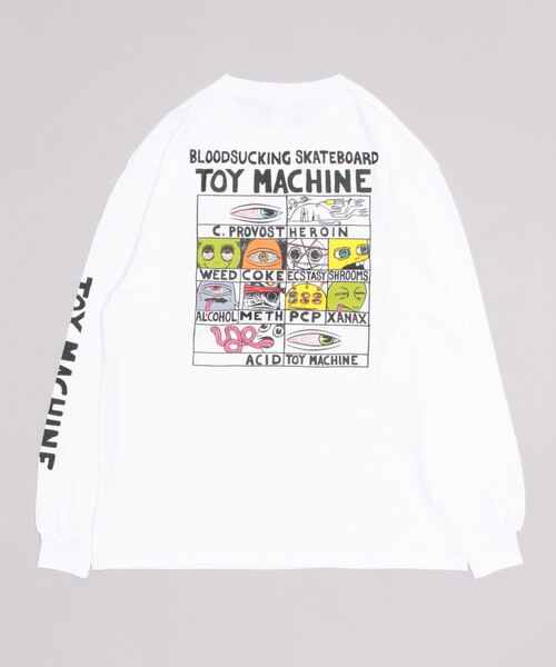 TOY MACHINE(トイ マシーン)の「【ムラサキスポーツ限定】TOY MACHINE/トイマシーン ビッグシルエット バックプリントロンT MTMFCLT1(Tシャツ/カットソー・メンズ・ホワイト/ブラック/イエロー・M/L/XL)」の7枚目の写真
