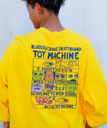 【ムラサキスポーツ限定】TOY MACHINE/トイマシーン ビッグシルエット バックプリントロンT MTMFCLT1