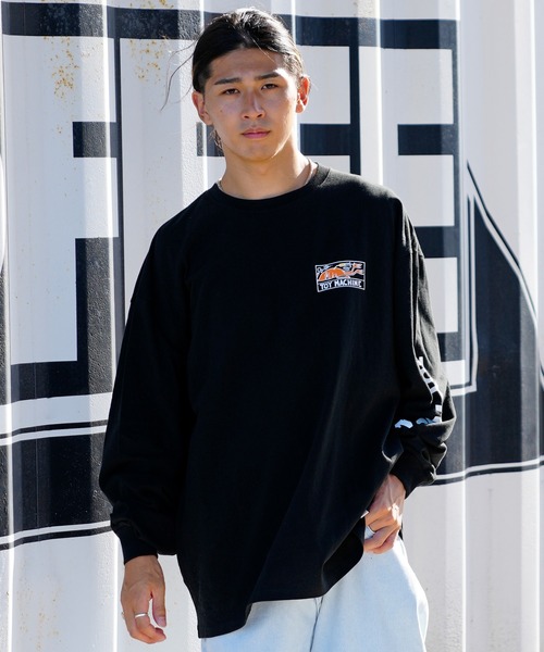 TOY MACHINE(トイ マシーン)の「【ムラサキスポーツ限定】TOY MACHINE/トイマシーン ビッグシルエット バックプリントロンT MTMFCLT1(Tシャツ/カットソー・メンズ・ホワイト/ブラック/イエロー・M/L/XL)」の3枚目の写真