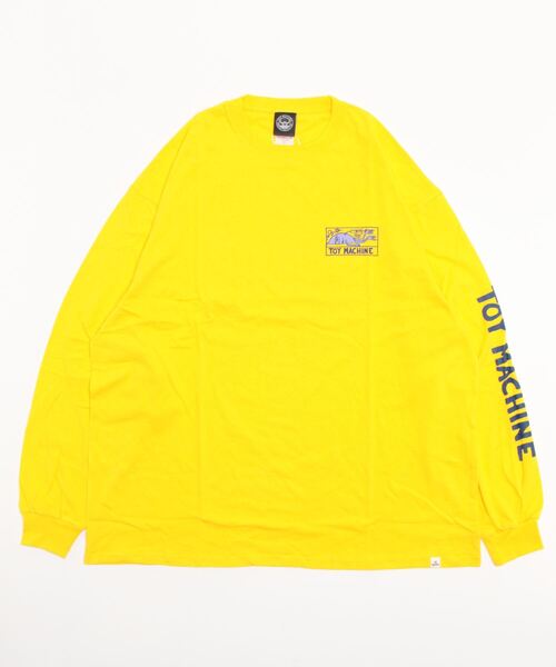 TOY MACHINE(トイ マシーン)の「【ムラサキスポーツ限定】TOY MACHINE/トイマシーン ビッグシルエット バックプリントロンT MTMFCLT1(Tシャツ/カットソー・メンズ・ホワイト/ブラック/イエロー・M/L/XL)」の10枚目の写真