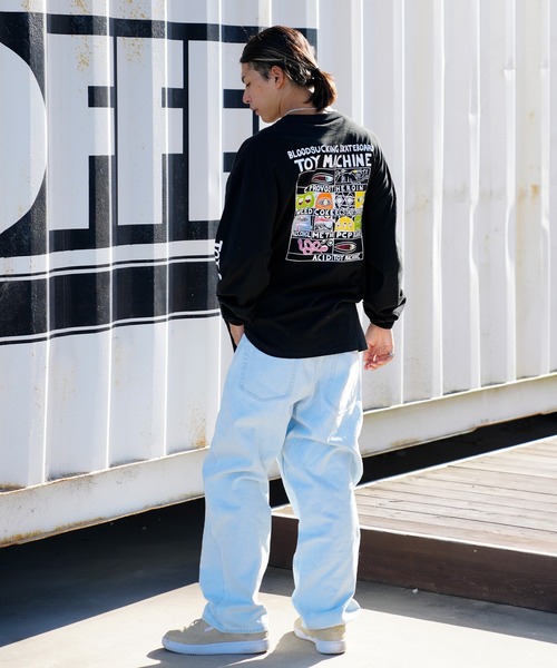 TOY MACHINE(トイ マシーン)の「【ムラサキスポーツ限定】TOY MACHINE/トイマシーン ビッグシルエット バックプリントロンT MTMFCLT1(Tシャツ/カットソー・メンズ・ホワイト/ブラック/イエロー・M/L/XL)」の19枚目の写真