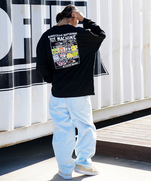 TOY MACHINE(トイ マシーン)の「【ムラサキスポーツ限定】TOY MACHINE/トイマシーン ビッグシルエット バックプリントロンT MTMFCLT1(Tシャツ/カットソー・メンズ・ホワイト/ブラック/イエロー・M/L/XL)」の17枚目の写真