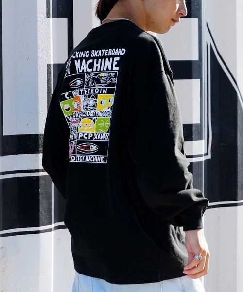 TOY MACHINE(トイ マシーン)の「【ムラサキスポーツ限定】TOY MACHINE/トイマシーン ビッグシルエット バックプリントロンT MTMFCLT1(Tシャツ/カットソー・メンズ・ホワイト/ブラック/イエロー・M/L/XL)」の13枚目の写真