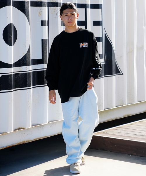 TOY MACHINE(トイ マシーン)の「【ムラサキスポーツ限定】TOY MACHINE/トイマシーン ビッグシルエット バックプリントロンT MTMFCLT1(Tシャツ/カットソー・メンズ・ホワイト/ブラック/イエロー・M/L/XL)」の15枚目の写真