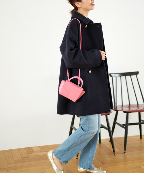 FRAMeWORK　フレームワーク　Super 100ダブルクロスPコート セール】≪追加≫Super 100ダブルクロスPコート（ピーコート