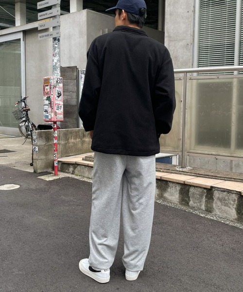 THOUSAND MILE（サウザンドマイル）の「【THOUSAND MILE/サウザンドマイル】別注裏起毛ハーフジップスウェット（スウェット・メンズ・ブラック/グレー/オリーブ・MEDIUM/LARGE）」の15枚目の写真