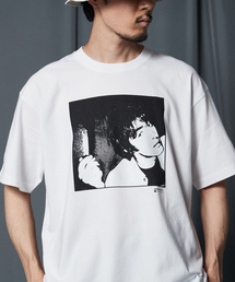 【microdot / マイクロドット】 別注 oasis フォト Tシャツ