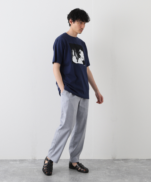 EDIFICE(エディフィス)の「【microdot / マイクロドット】 別注 oasis フォト Tシャツ(Tシャツ/カットソー・メンズ・ホワイト/ブラック/ブルー/ブラック系その他/ホワイト系その他/ホワイト×ホワイト・MEDIUM/LARGE)」の16枚目の写真