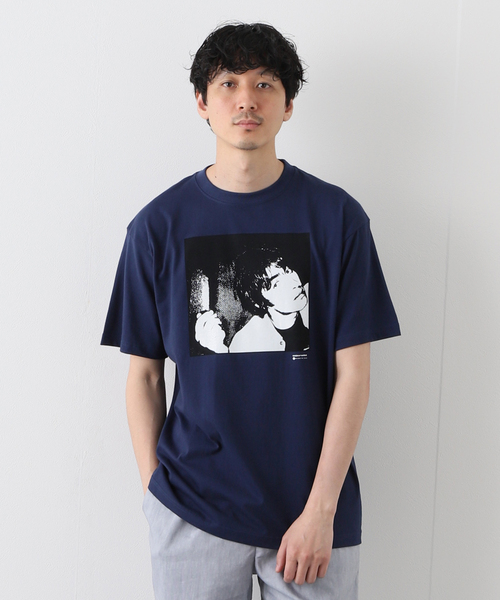 EDIFICE(エディフィス)の「【microdot / マイクロドット】 別注 oasis フォト Tシャツ(Tシャツ/カットソー・メンズ・ホワイト/ブラック/ブルー/ブラック系その他/ホワイト系その他/ホワイト×ホワイト・MEDIUM/LARGE)」の22枚目の写真