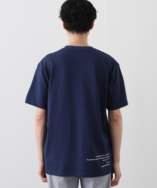 EDIFICE(エディフィス)の「【microdot / マイクロドット】 別注 oasis フォト Tシャツ(Tシャツ/カットソー・メンズ・ホワイト/ブラック/ブルー/ブラック系その他/ホワイト系その他/ホワイト×ホワイト・MEDIUM/LARGE)」の13枚目の写真