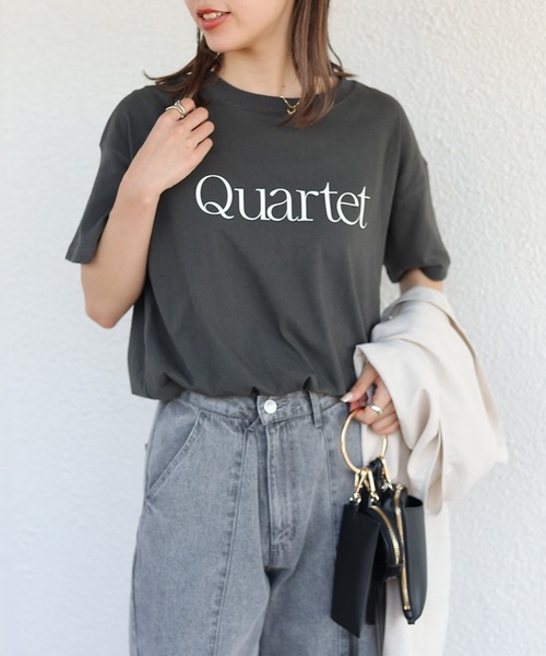 COLONY 2139(コロニートゥーワンスリーナイン)の「USAコットンロゴ入りTシャツ(Tシャツ/カットソー・レディース・ホワイト/ホワイト系その他/ホワイト系その他2/ブラック/ブラック系その他/ブラック系その他2・FREE)」の5枚目の写真