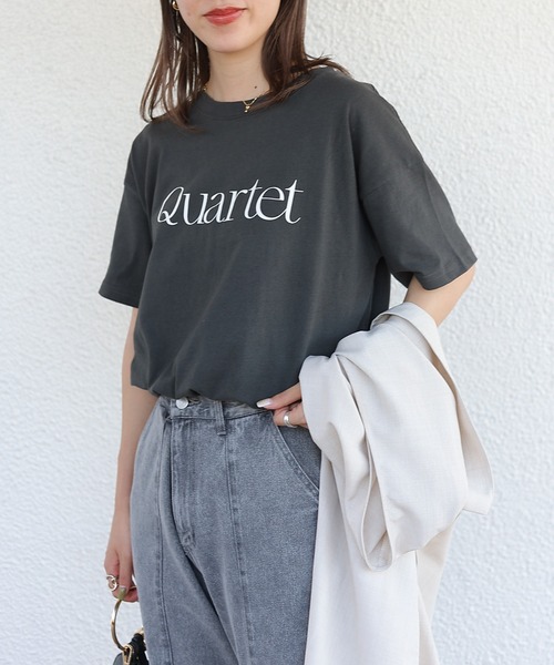 COLONY 2139(コロニートゥーワンスリーナイン)の「USAコットンロゴ入りTシャツ(Tシャツ/カットソー・レディース・ホワイト/ホワイト系その他/ホワイト系その他2/ブラック/ブラック系その他/ブラック系その他2・FREE)」の7枚目の写真
