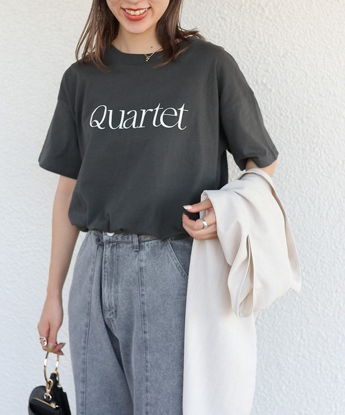 COLONY 2139(コロニートゥーワンスリーナイン)の「USAコットンロゴ入りTシャツ(Tシャツ/カットソー・レディース・ホワイト/ホワイト系その他/ホワイト系その他2/ブラック/ブラック系その他/ブラック系その他2・FREE)」の8枚目の写真