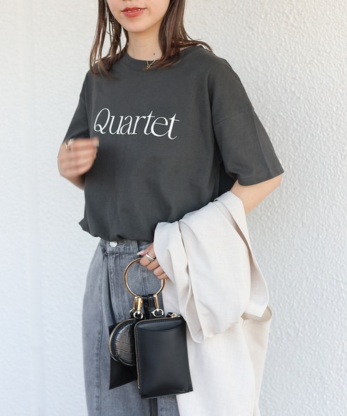 COLONY 2139(コロニートゥーワンスリーナイン)の「USAコットンロゴ入りTシャツ(Tシャツ/カットソー・レディース・ホワイト/ホワイト系その他/ホワイト系その他2/ブラック/ブラック系その他/ブラック系その他2・FREE)」の9枚目の写真